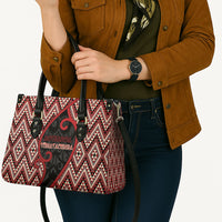 Aotearoa Atua Tumatauenga Leather Bag God Of War Koru Patterns