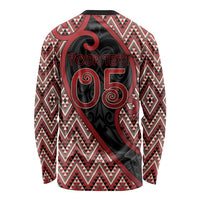 Custom Aotearoa Atua Tumatauenga Long Sleeve Shirt God Of War Koru Patterns