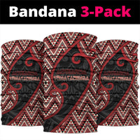 Aotearoa Atua Tumatauenga Neck Gaiter God Of War Koru Patterns
