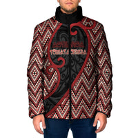 Custom Aotearoa Atua Tumatauenga Padded Jacket God Of War Koru Patterns