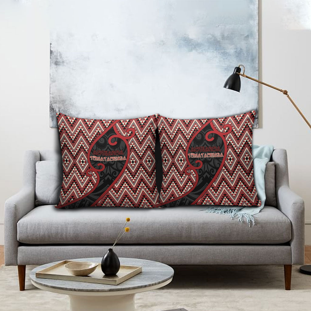 Aotearoa Atua Tumatauenga Pillow Cover God Of War Koru Patterns