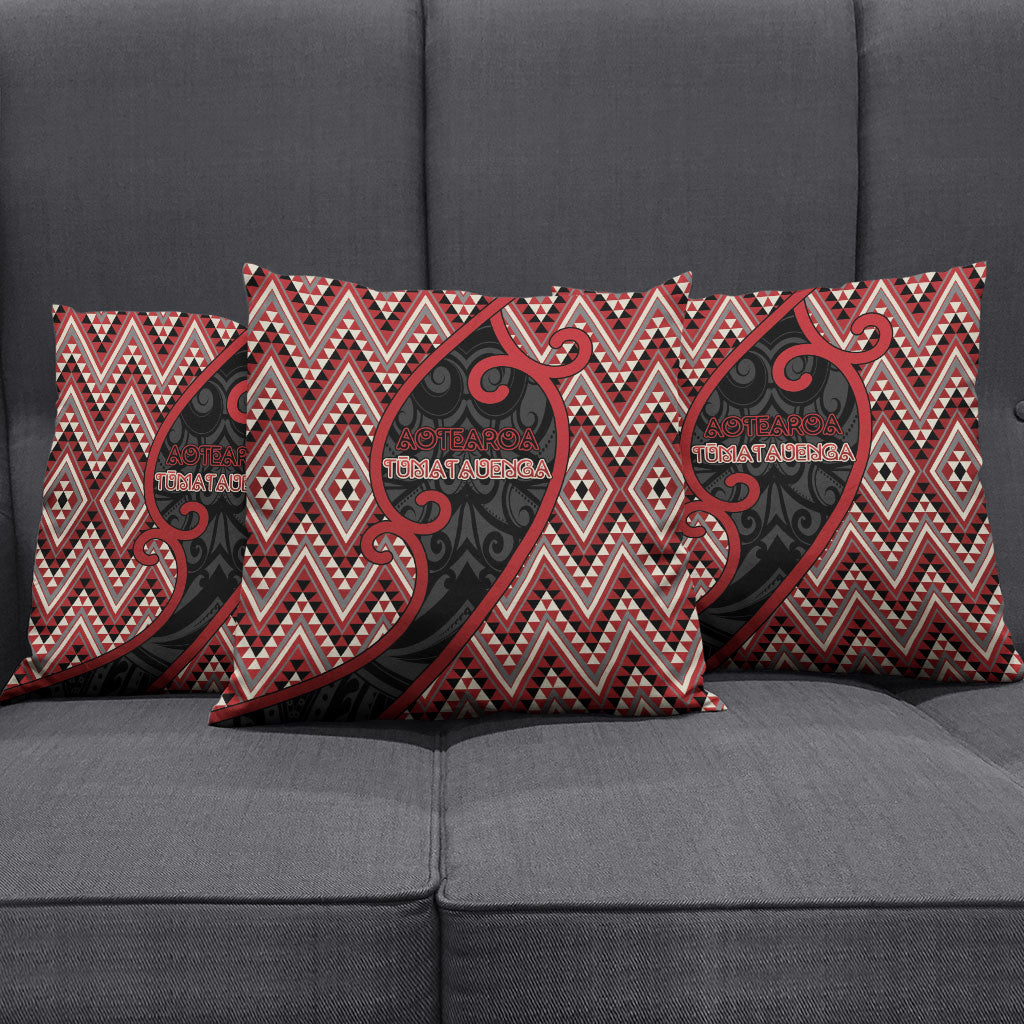 Aotearoa Atua Tumatauenga Pillow Cover God Of War Koru Patterns