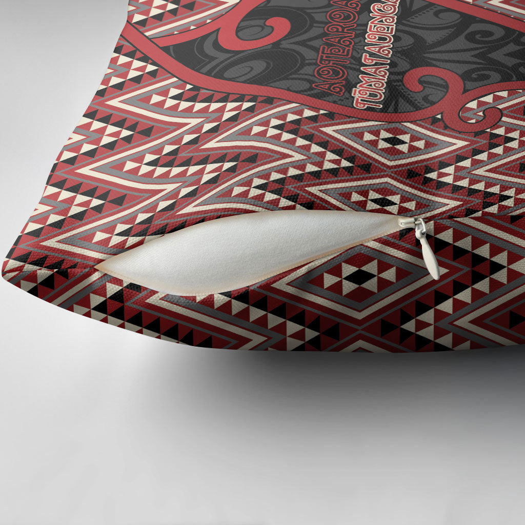 Aotearoa Atua Tumatauenga Pillow Cover God Of War Koru Patterns
