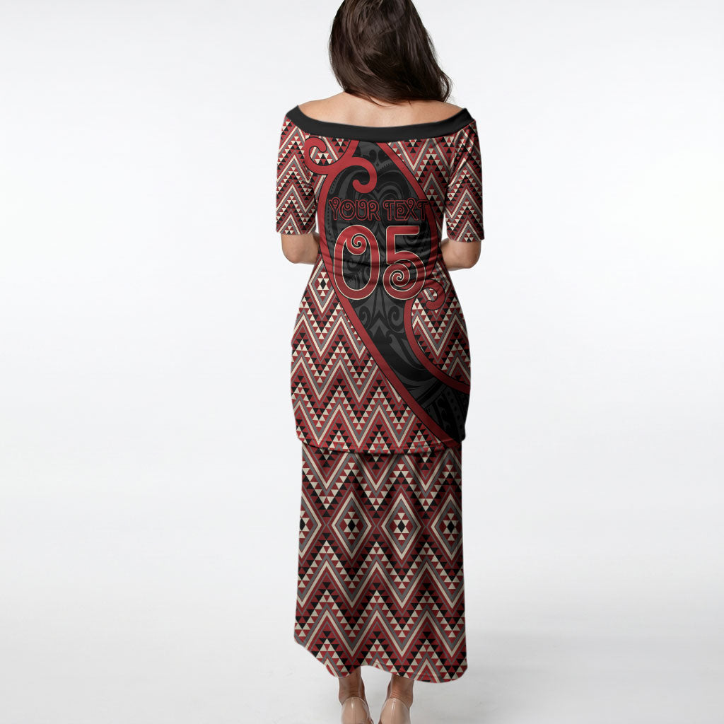 Custom Aotearoa Atua Tumatauenga Puletasi God Of War Koru Patterns