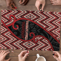 Aotearoa Atua Tumatauenga Puzzle God Of War Koru Patterns