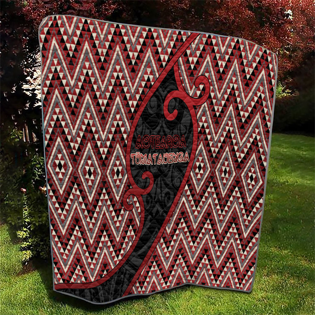 Aotearoa Atua Tumatauenga Quilt God Of War Koru Patterns