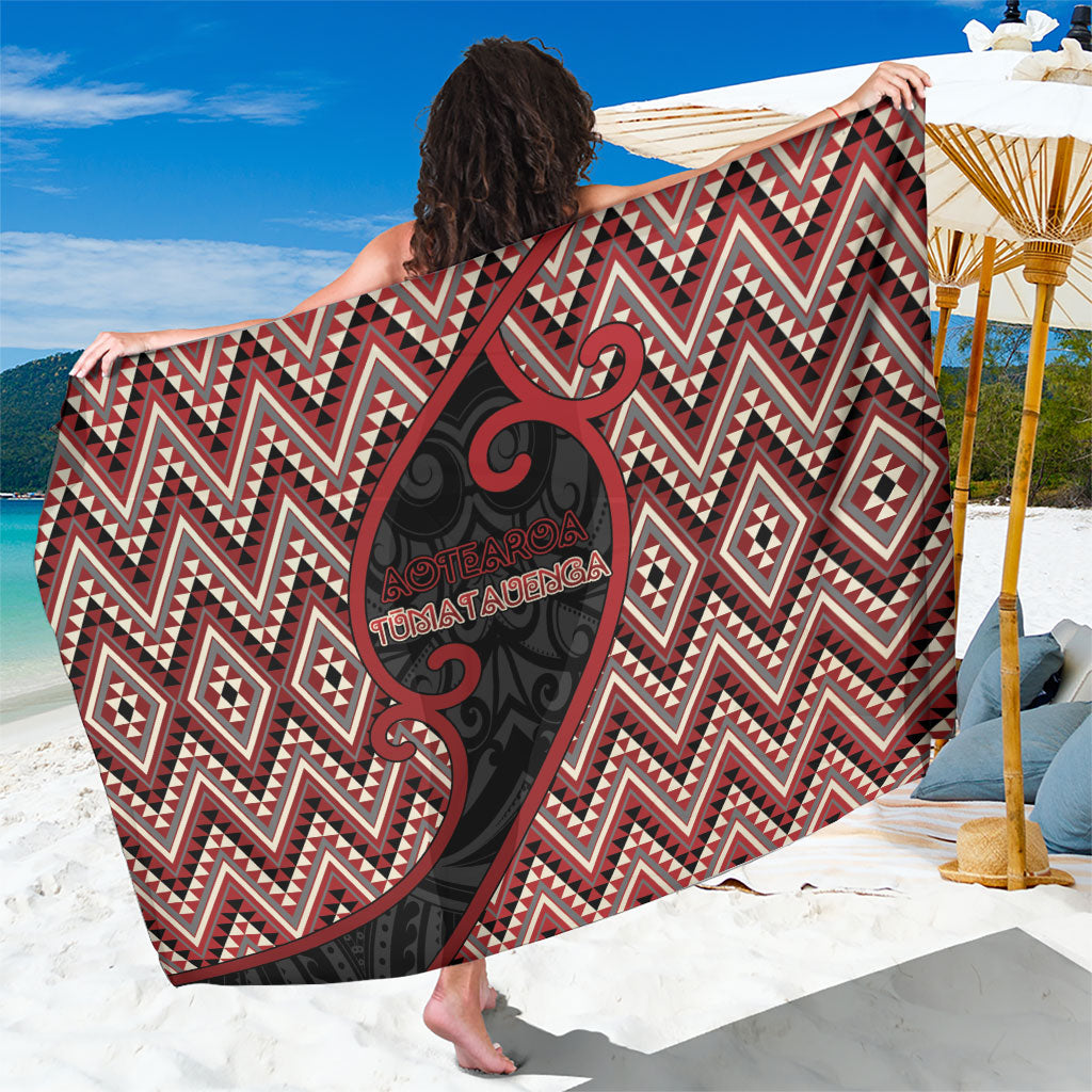 Aotearoa Atua Tumatauenga Sarong God Of War Koru Patterns