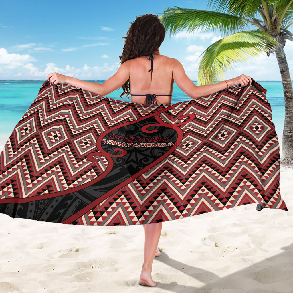 Aotearoa Atua Tumatauenga Sarong God Of War Koru Patterns