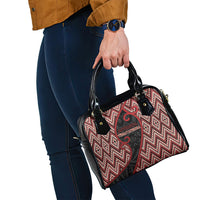 Aotearoa Atua Tumatauenga Shoulder Handbag God Of War Koru Patterns