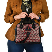 Aotearoa Atua Tumatauenga Shoulder Handbag God Of War Koru Patterns