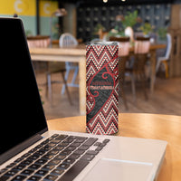Custom Aotearoa Atua Tumatauenga Skinny Tumbler God Of War Koru Patterns