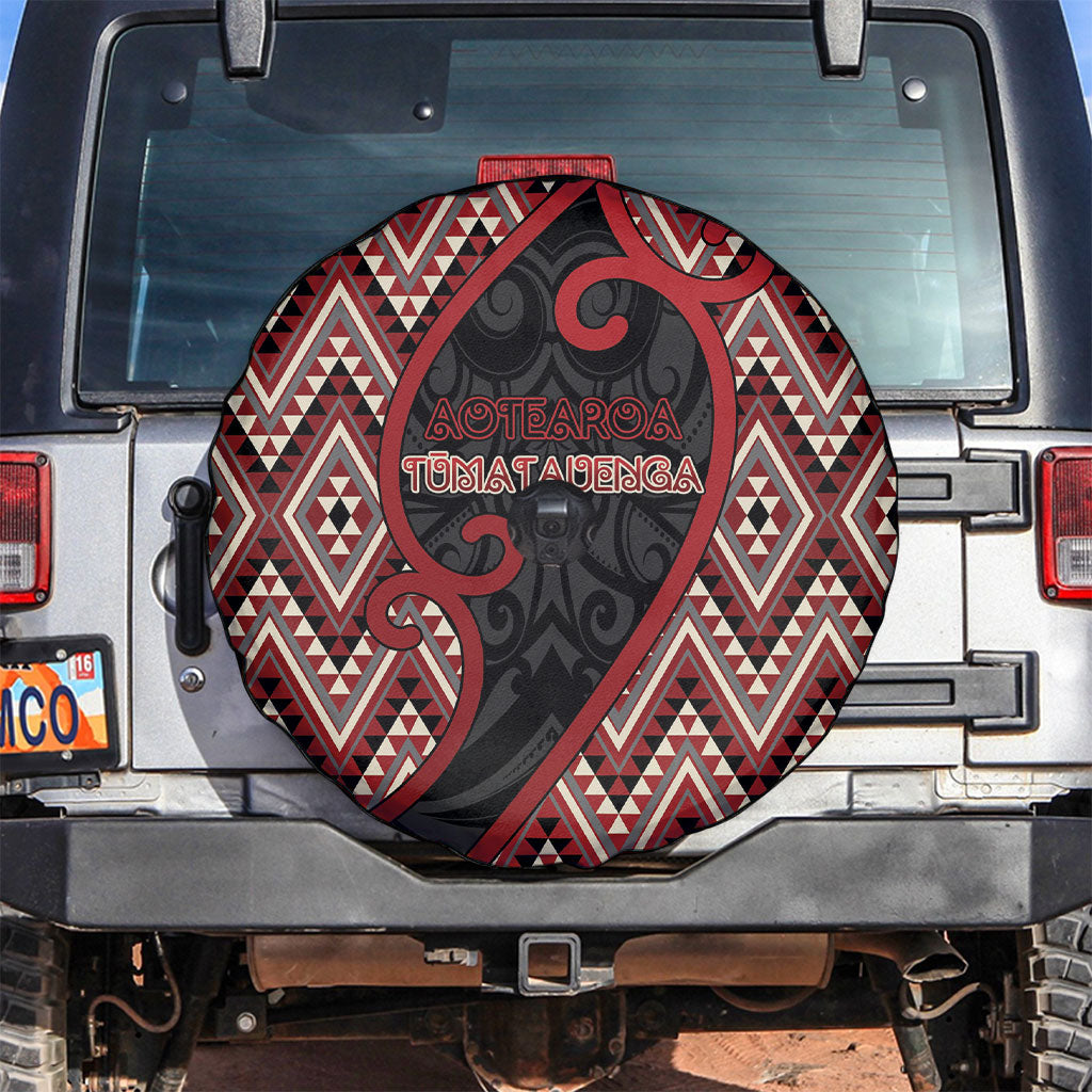 Aotearoa Atua Tumatauenga Spare Tire Cover God Of War Koru Patterns