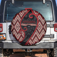 Aotearoa Atua Tumatauenga Spare Tire Cover God Of War Koru Patterns