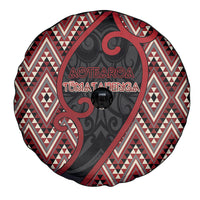 Aotearoa Atua Tumatauenga Spare Tire Cover God Of War Koru Patterns