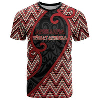 Custom Aotearoa Atua Tumatauenga T Shirt God Of War Koru Patterns