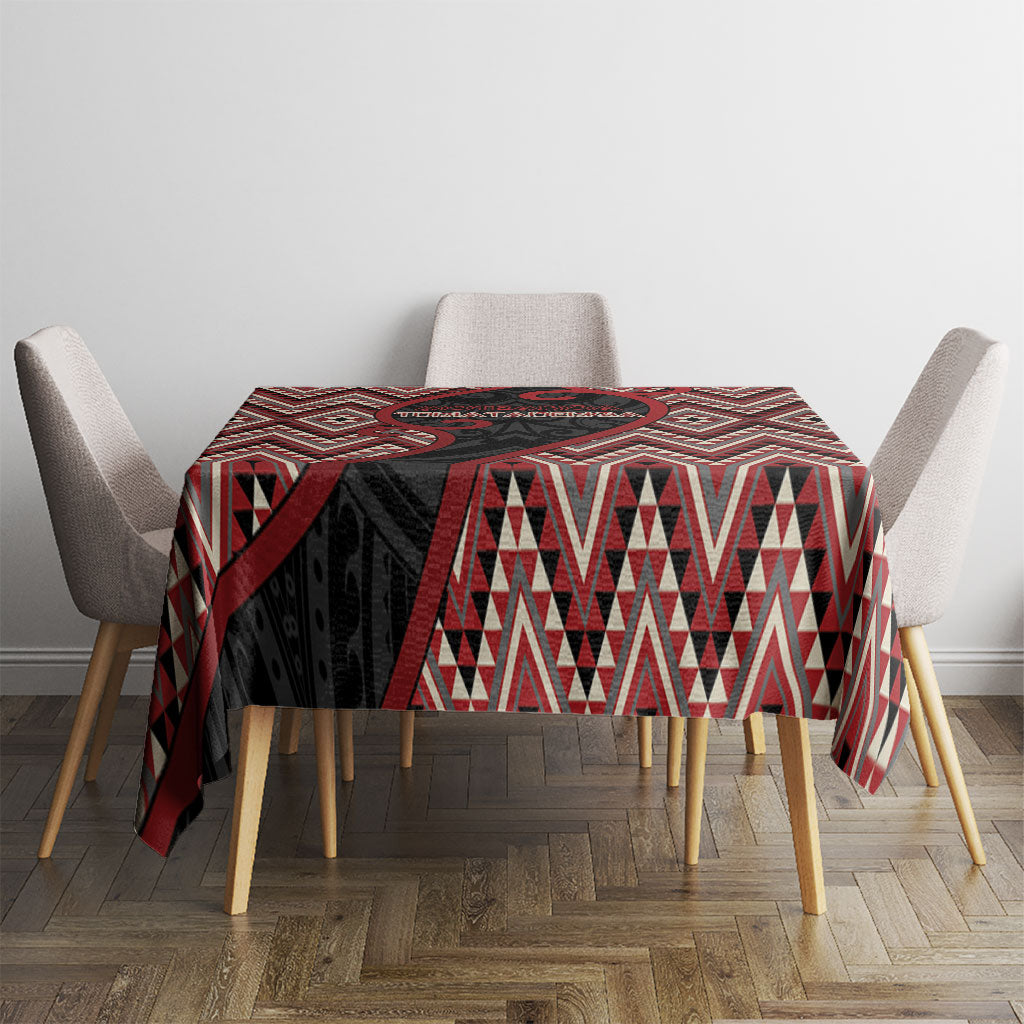Aotearoa Atua Tumatauenga Tablecloth God Of War Koru Patterns