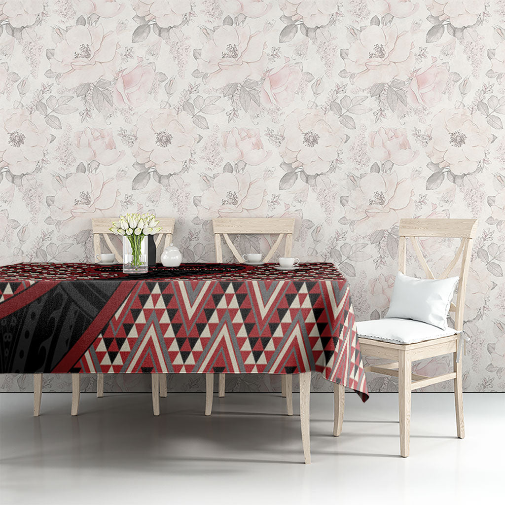 Aotearoa Atua Tumatauenga Tablecloth God Of War Koru Patterns
