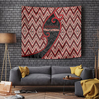 Aotearoa Atua Tumatauenga Tapestry God Of War Koru Patterns