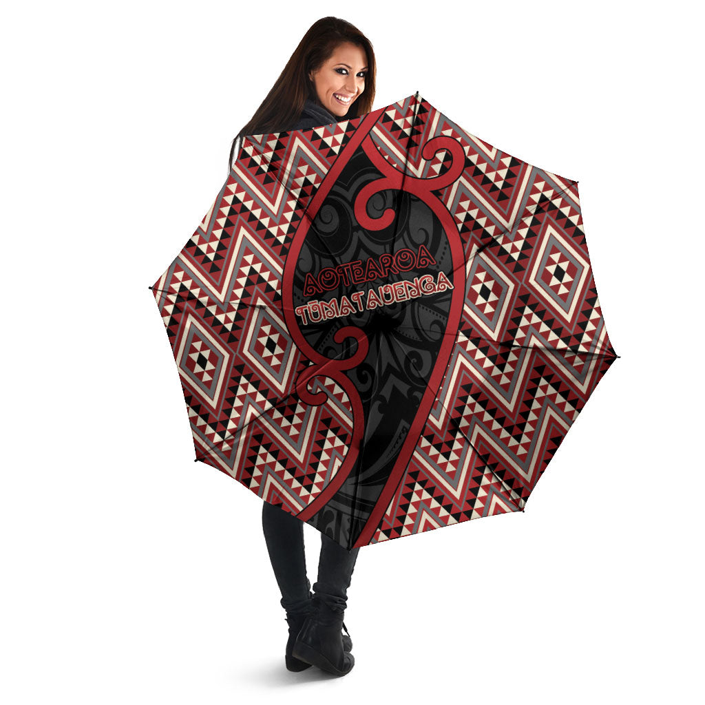 Aotearoa Atua Tumatauenga Umbrella God Of War Koru Patterns