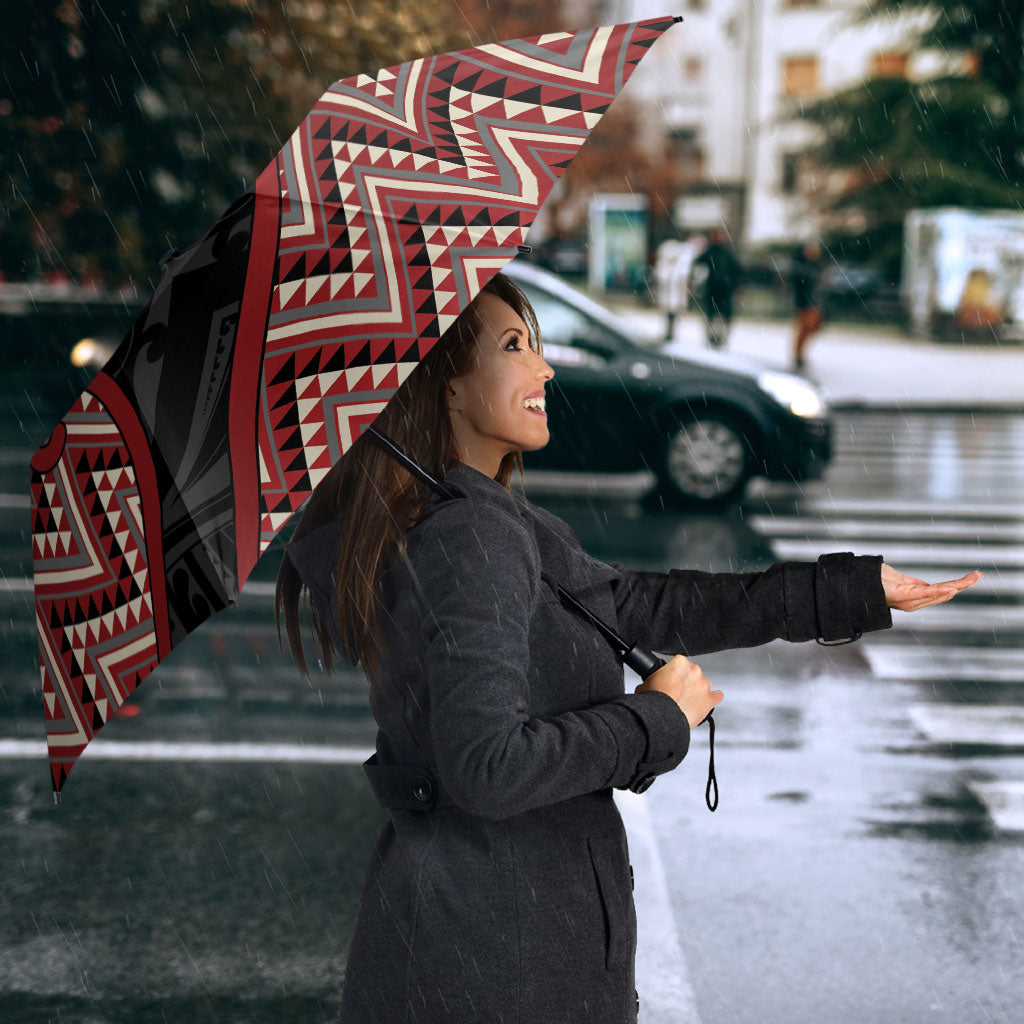 Aotearoa Atua Tumatauenga Umbrella God Of War Koru Patterns