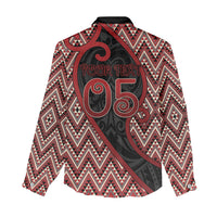 Custom Aotearoa Atua Tumatauenga Women Casual Shirt God Of War Koru Patterns