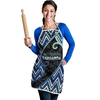 Aotearoa Atua Tangaroa Apron God Of Ocean Koru Patterns