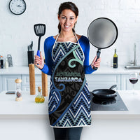 Aotearoa Atua Tangaroa Apron God Of Ocean Koru Patterns