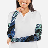 Custom Aotearoa Atua Tangaroa Arm Sleeves God Of Ocean Koru Patterns