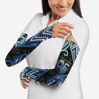 Custom Aotearoa Atua Tangaroa Arm Sleeves God Of Ocean Koru Patterns