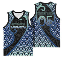Custom Aotearoa Atua Tangaroa Basketball Jersey God Of Ocean Koru Patterns