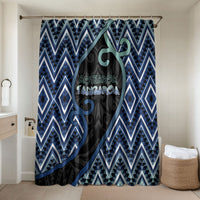 Aotearoa Atua Tangaroa Bathroom Set God Of Ocean Koru Patterns