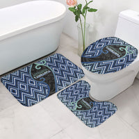 Aotearoa Atua Tangaroa Bathroom Set God Of Ocean Koru Patterns