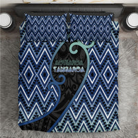 Aotearoa Atua Tangaroa Bedding Set God Of Ocean Koru Patterns