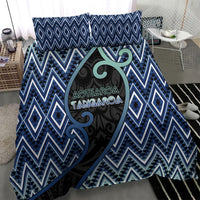 Aotearoa Atua Tangaroa Bedding Set God Of Ocean Koru Patterns