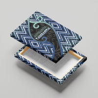 Aotearoa Atua Tangaroa Canvas Wall Art God Of Ocean Koru Patterns