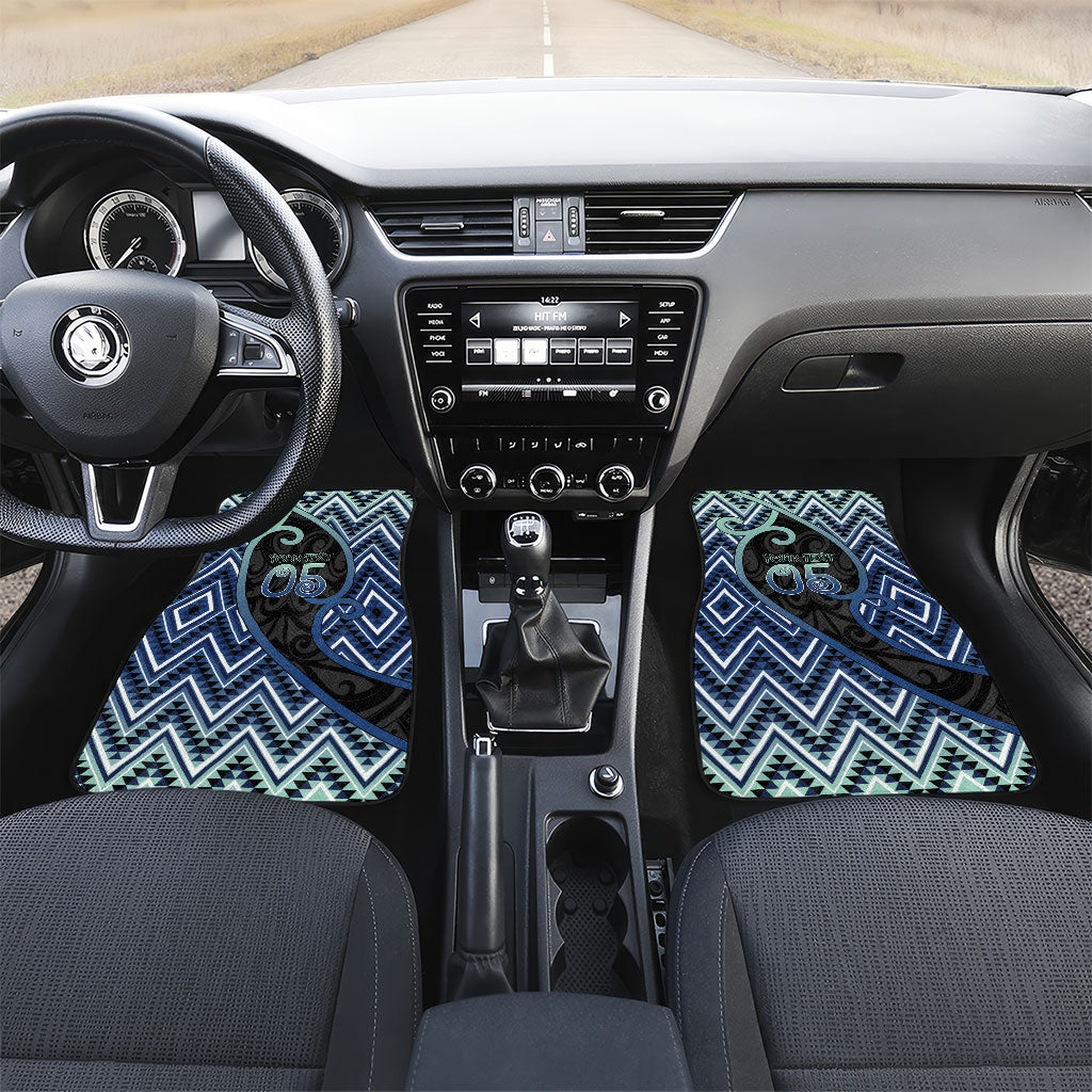 Custom Aotearoa Atua Tangaroa Car Mats God Of Ocean Koru Patterns