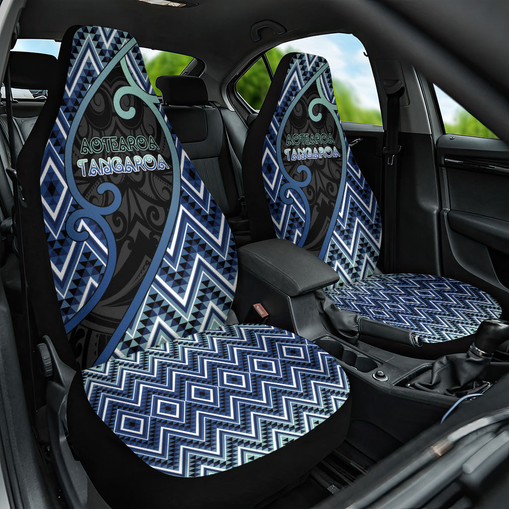 Aotearoa Atua Tangaroa Car Seat Cover God Of Ocean Koru Patterns