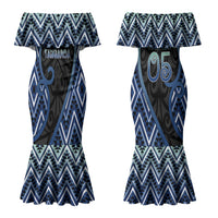Custom Aotearoa Atua Tangaroa Couples Matching Mermaid Dress and Hawaiian Shirt God Of Ocean Koru Patterns