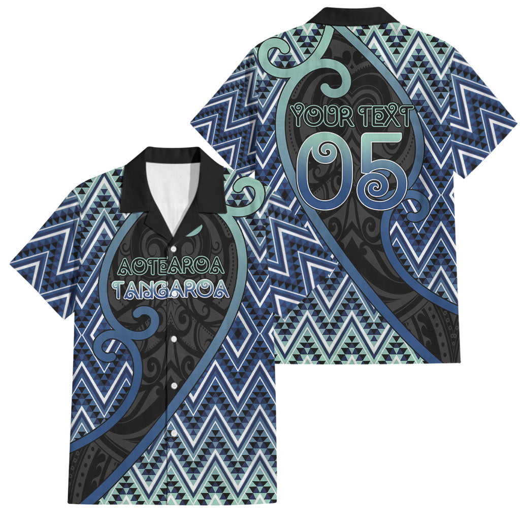 Custom Aotearoa Atua Tangaroa Family Matching Mermaid Dress and Hawaiian Shirt God Of Ocean Koru Patterns