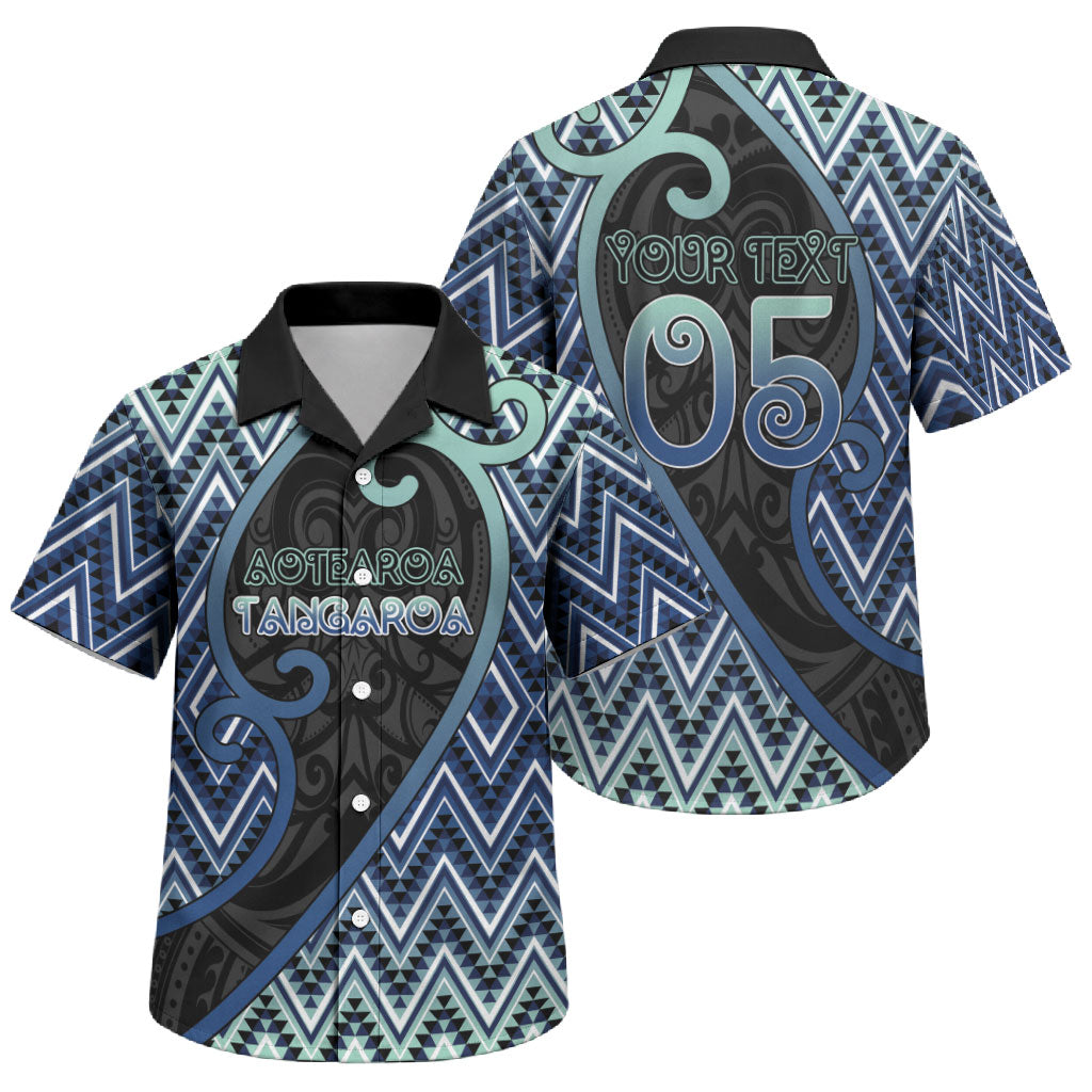 Custom Aotearoa Atua Tangaroa Family Matching Mermaid Dress and Hawaiian Shirt God Of Ocean Koru Patterns