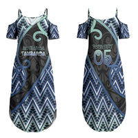 Custom Aotearoa Atua Tangaroa Family Matching Summer Maxi Dress and Hawaiian Shirt God Of Ocean Koru Patterns