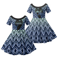 Custom Aotearoa Atua Tangaroa Family Matching Tank Maxi Dress and Hawaiian Shirt God Of Ocean Koru Patterns