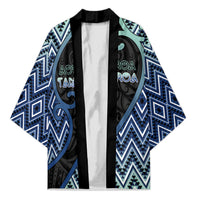 Custom Aotearoa Atua Tangaroa Kimono God Of Ocean Koru Patterns