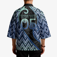 Custom Aotearoa Atua Tangaroa Kimono God Of Ocean Koru Patterns
