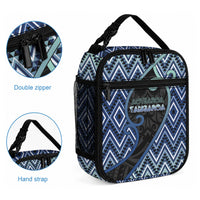 Aotearoa Atua Tangaroa Lunch Bag God Of Ocean Koru Patterns