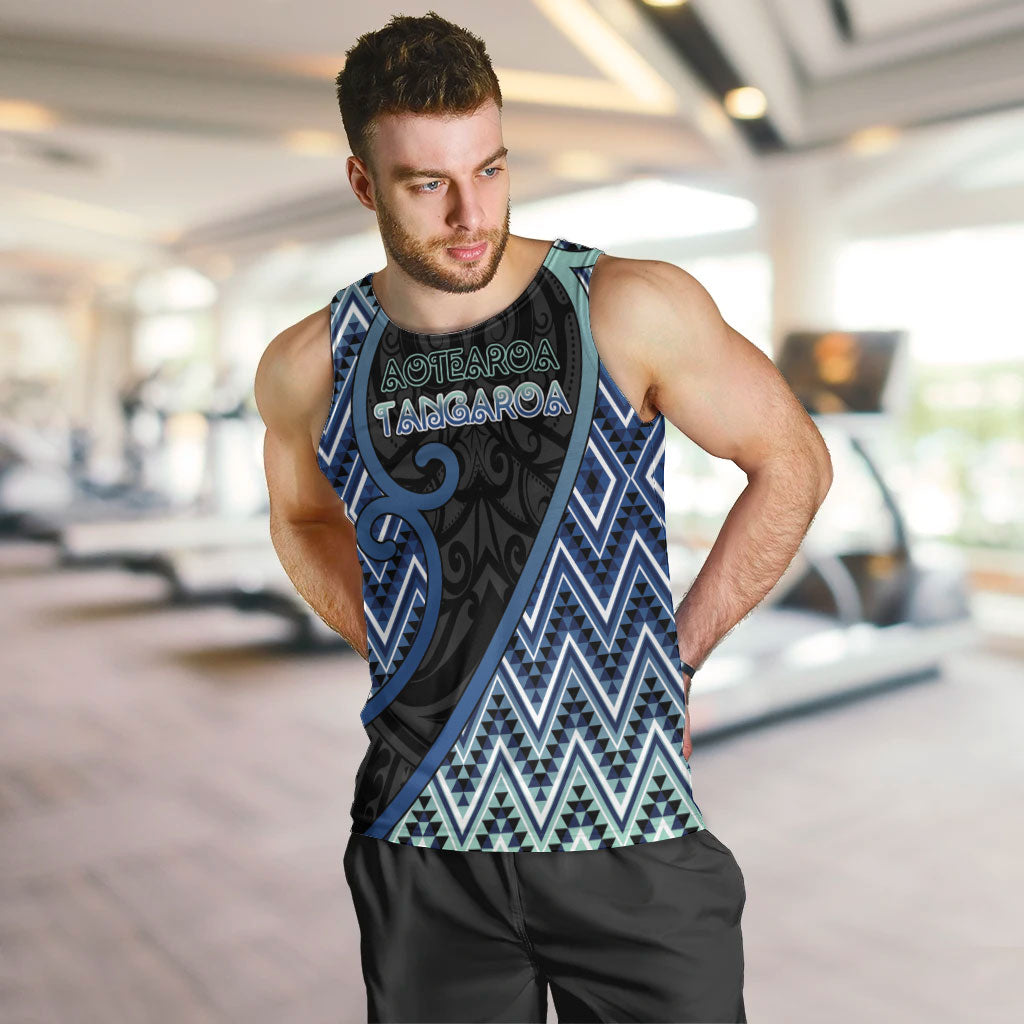 Custom Aotearoa Atua Tangaroa Men Tank Top God Of Ocean Koru Patterns