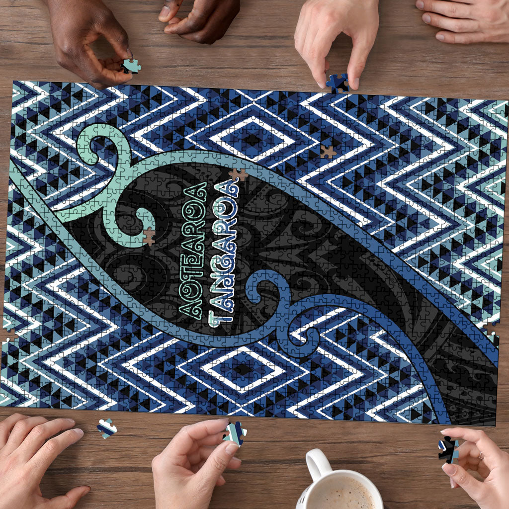 Aotearoa Atua Tangaroa Puzzle God Of Ocean Koru Patterns