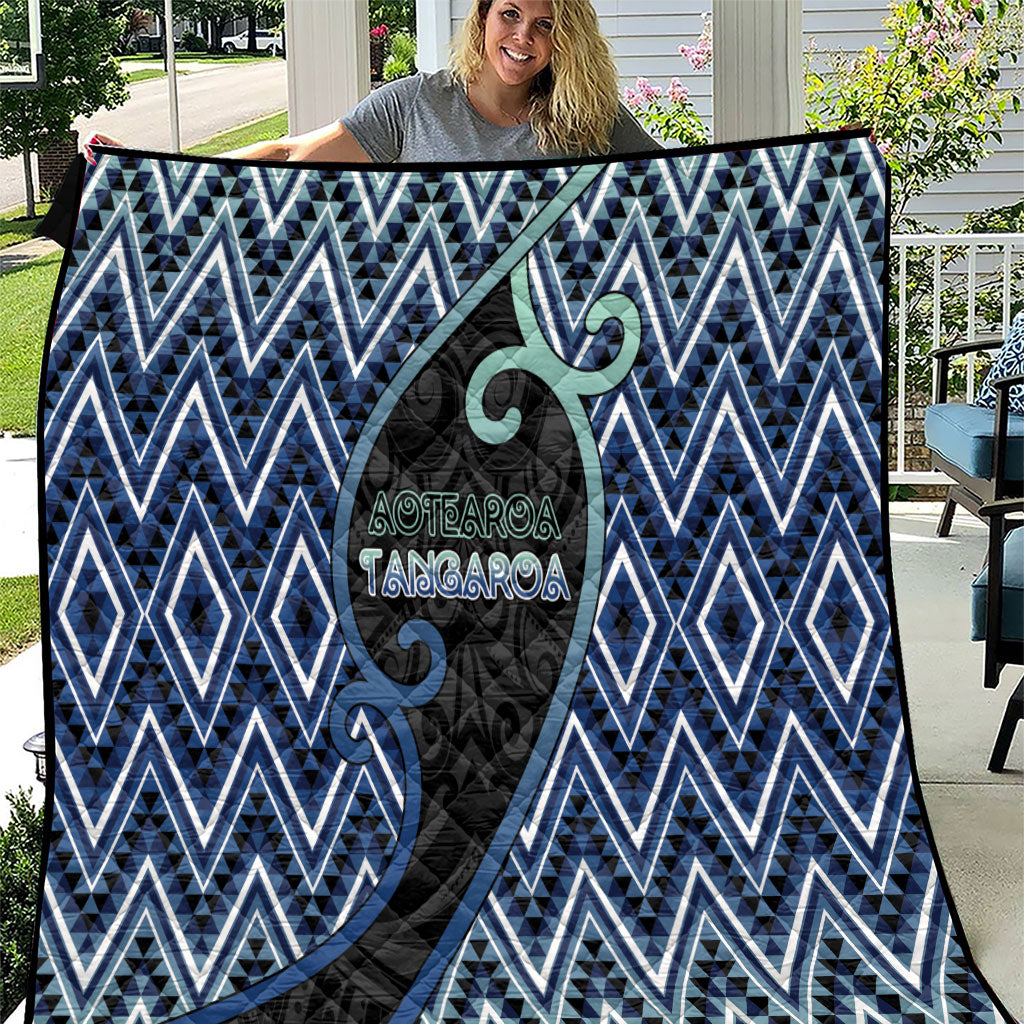 Aotearoa Atua Tangaroa Quilt God Of Ocean Koru Patterns