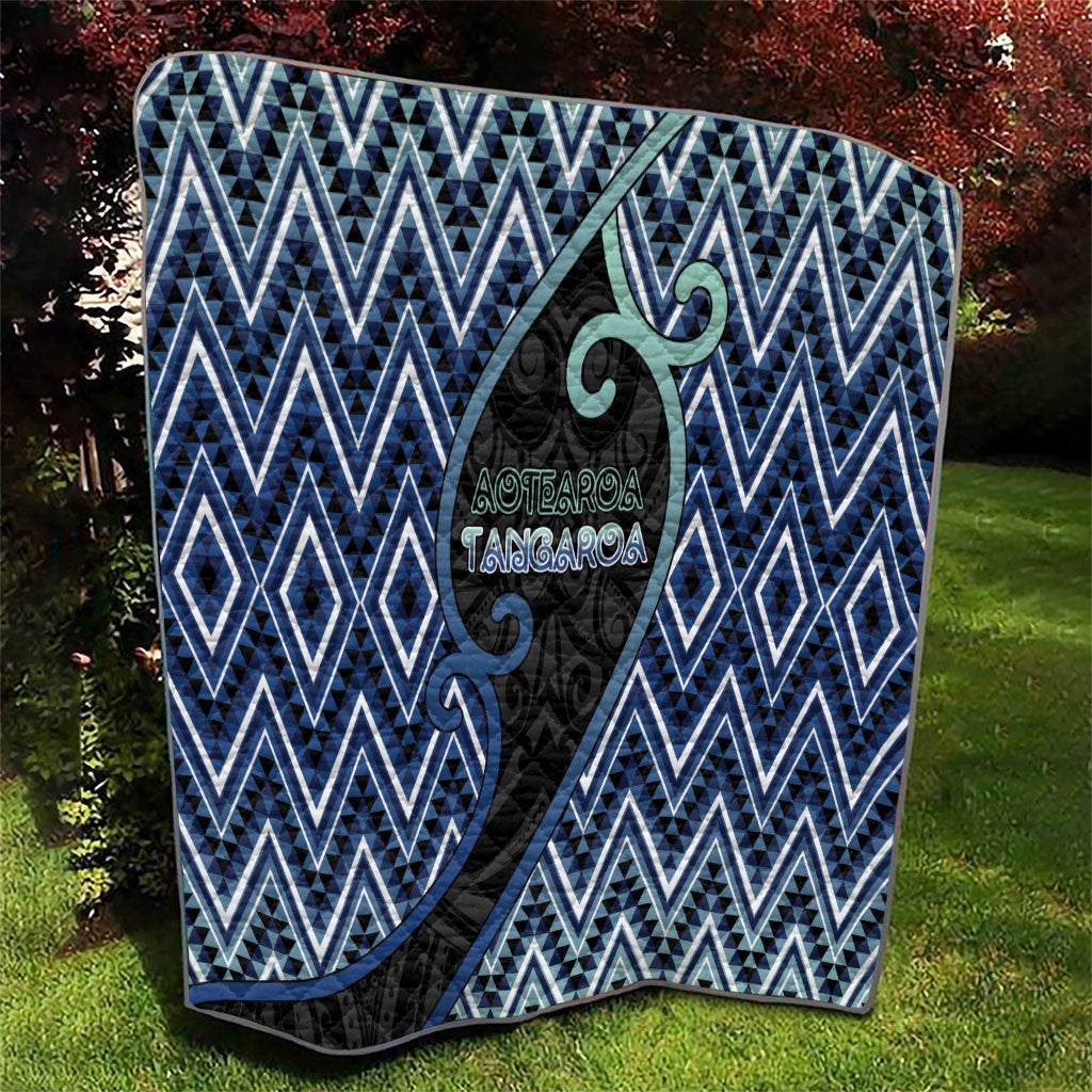 Aotearoa Atua Tangaroa Quilt God Of Ocean Koru Patterns