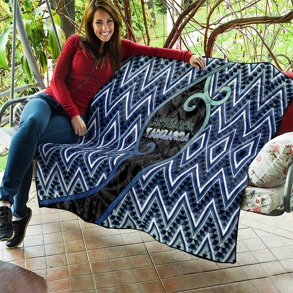 Aotearoa Atua Tangaroa Quilt God Of Ocean Koru Patterns